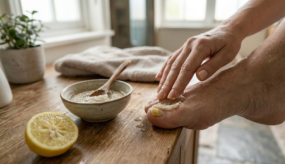 tratamiento exfoliante para uñas gruesas